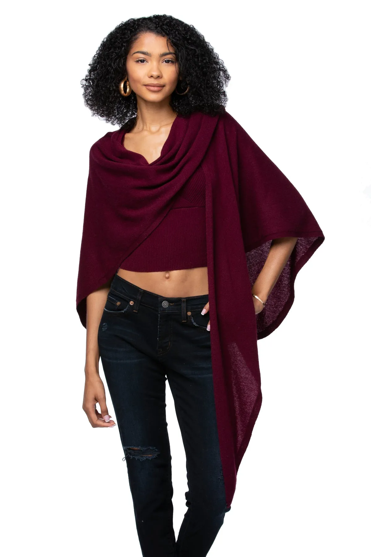 100% Cashmere Victoria Wrap Sweater