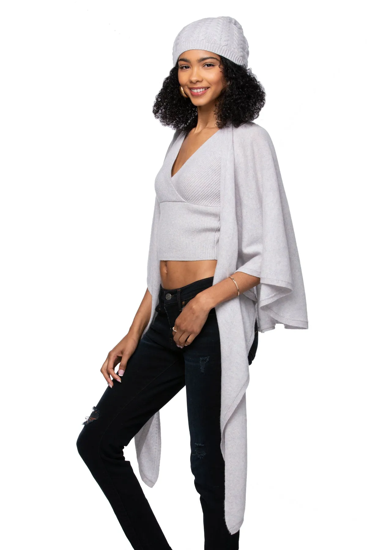 100% Cashmere Victoria Wrap Sweater