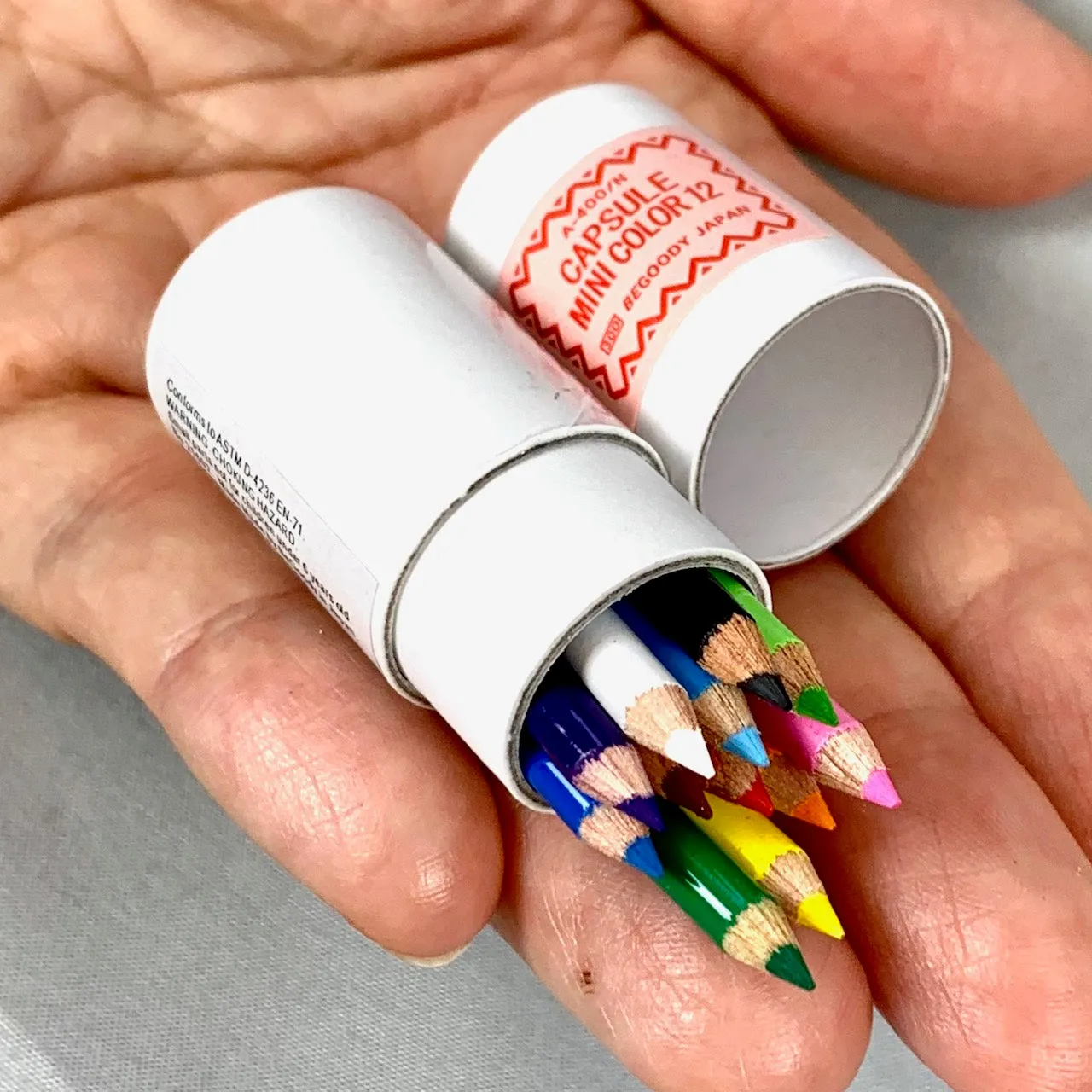 21603 12 Mini Pencils in Tube Bulk-72