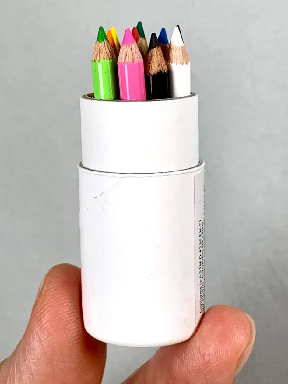 21603 12 Mini Pencils in Tube Bulk-72