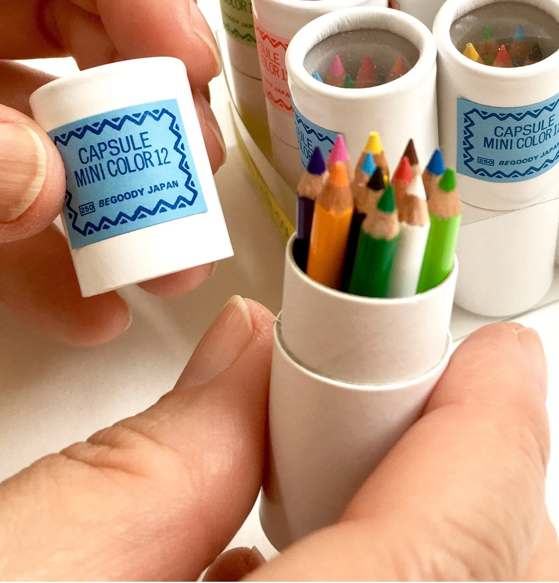 21603 12 Mini Pencils in Tube Bulk-72