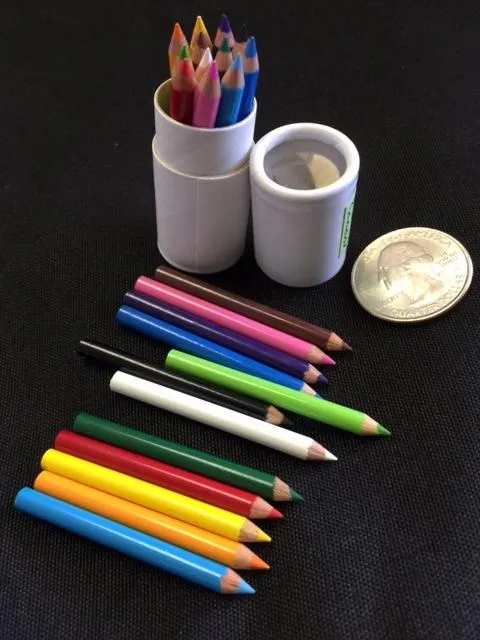 21603 12 Mini Pencils in Tube Bulk-72