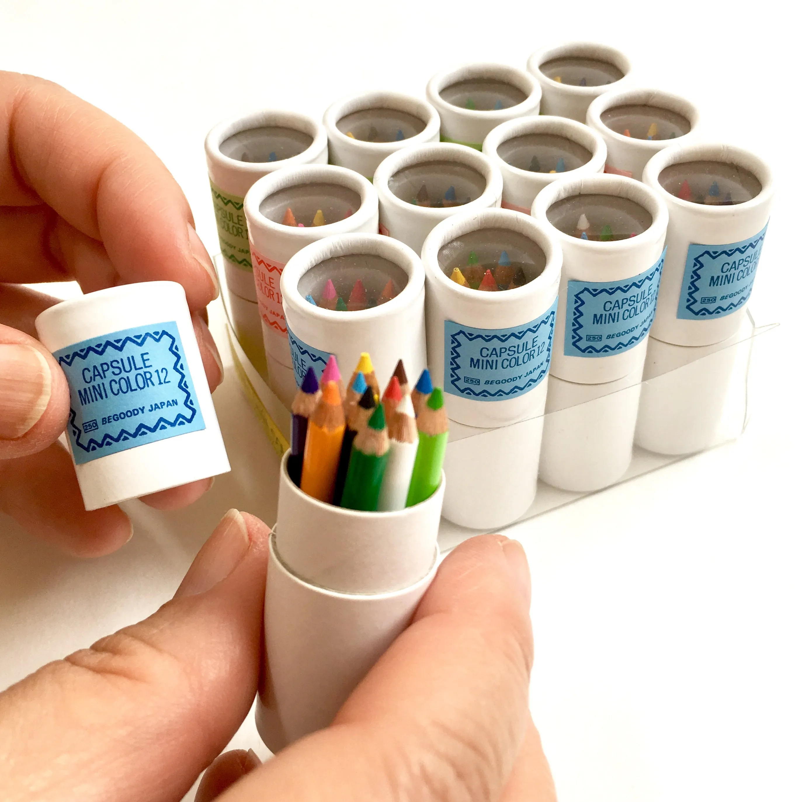 21603 12 Mini Pencils in Tube Bulk-72