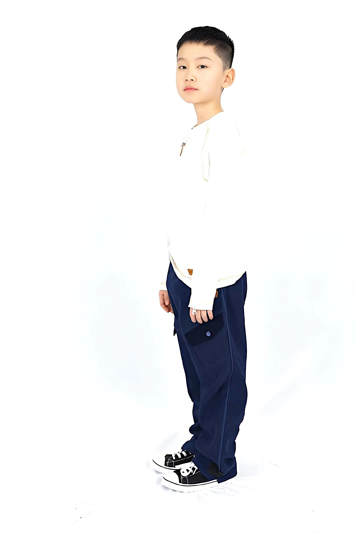 Adaptive Kids Polar Pants: Adjustable Waist, Full Side Zipper for Easy Undressing