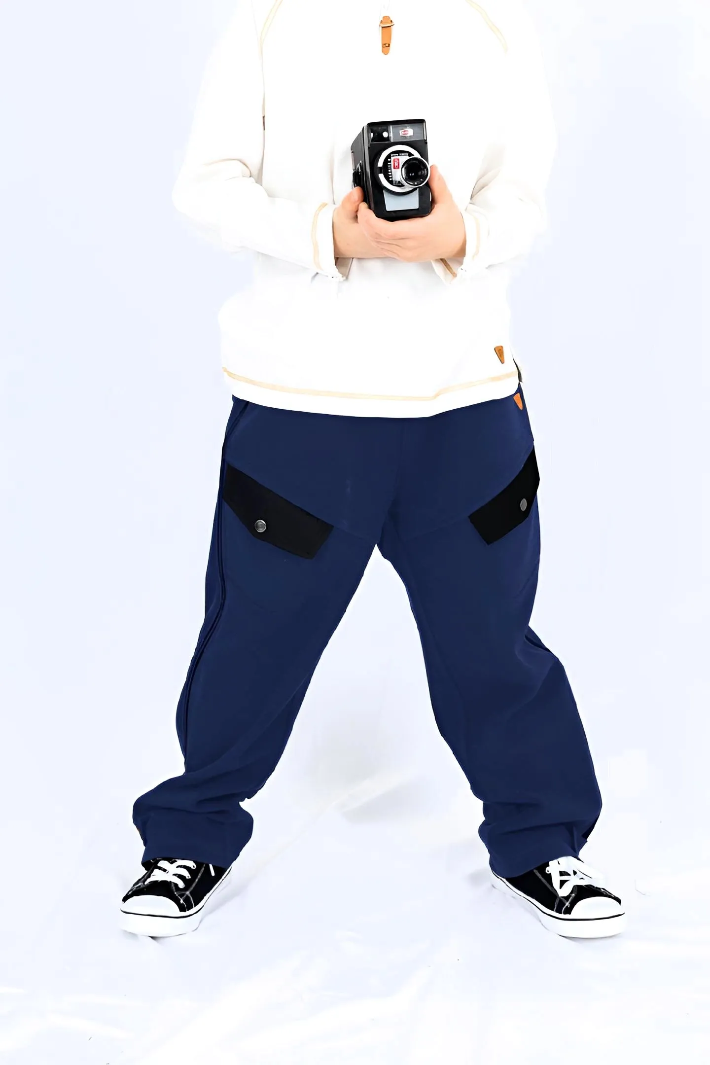 Adaptive Kids Polar Pants: Adjustable Waist, Full Side Zipper for Easy Undressing