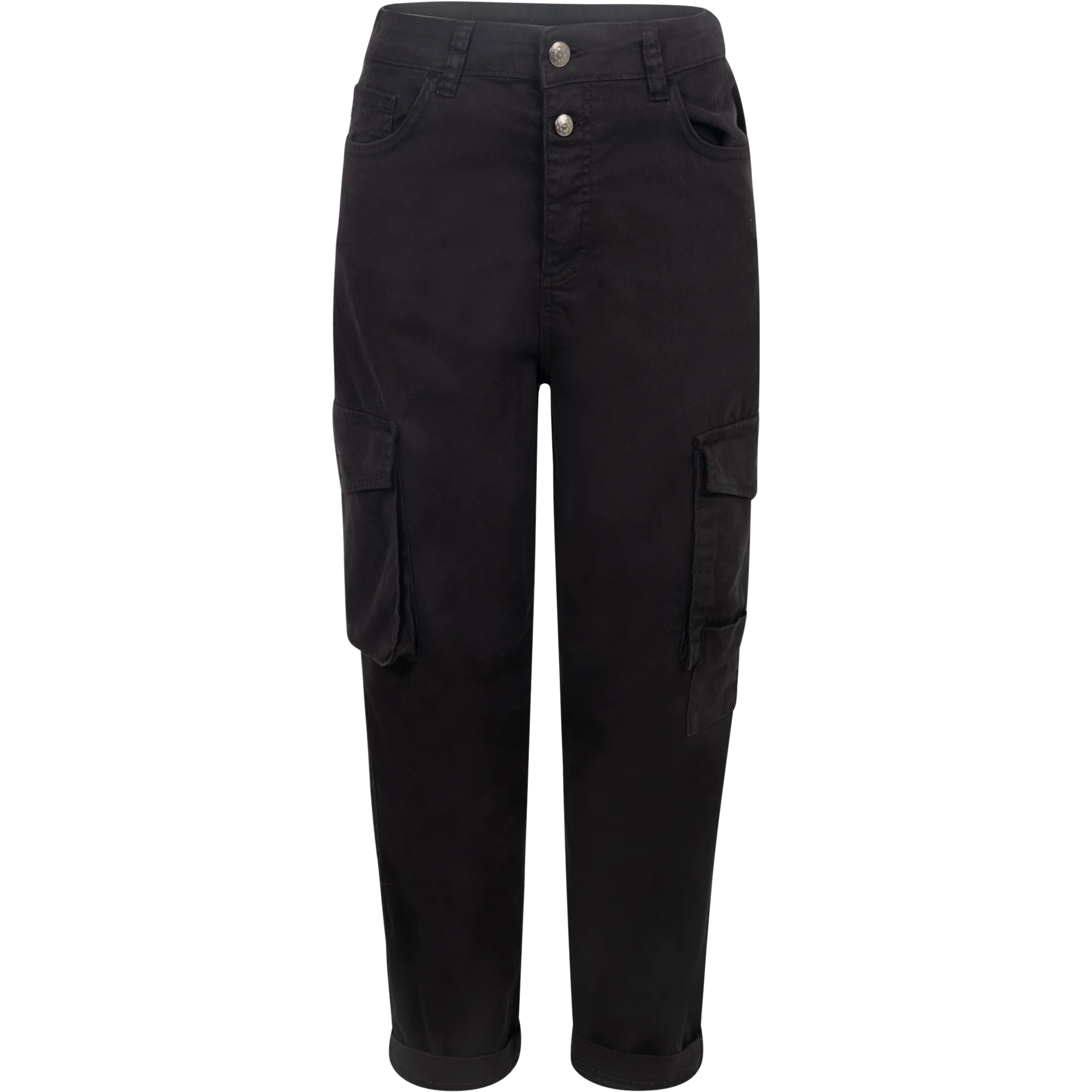Adeline Cargo Pant Regular - Black