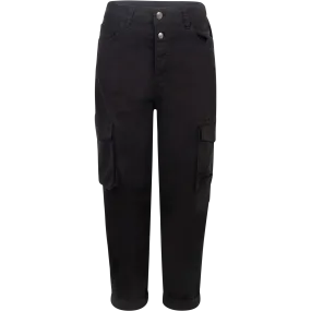 Adeline Cargo Pant Regular - Black
