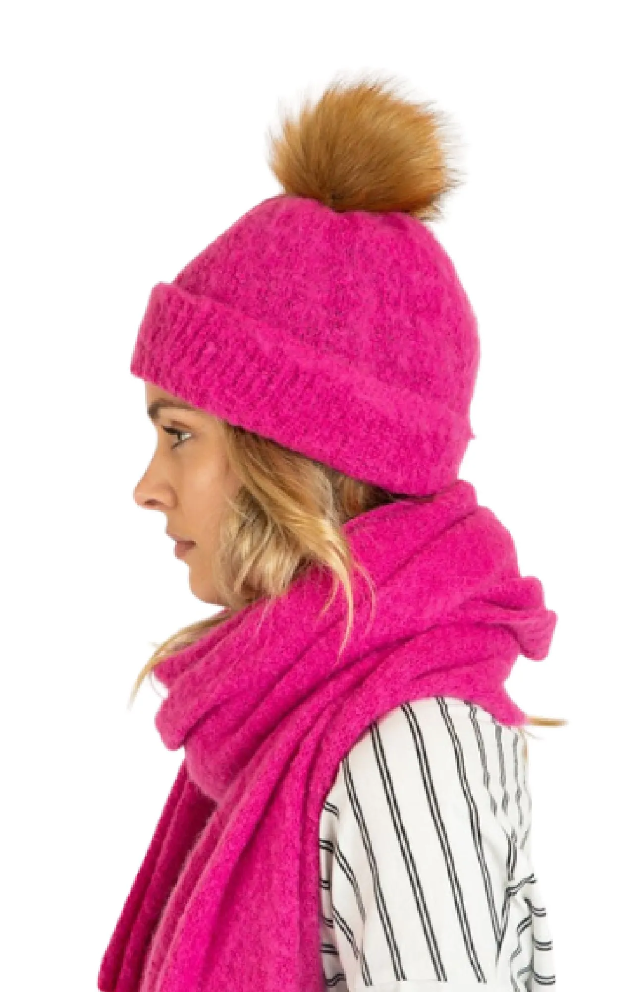 Apollo Beanie Fuchsia
