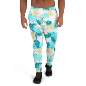 Aqua Abstract Men's Street Joggers