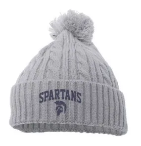 Beanie - Youth - Pacific Cable Knit Pom Pom Beanie