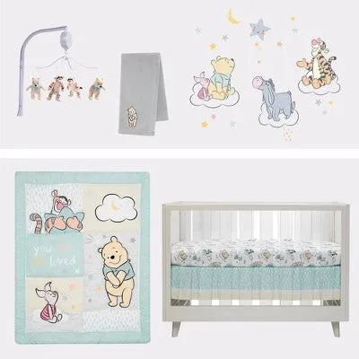 Bedtime Originals Winnie The Pooh Hugs Crib Bedding Set - 3pc