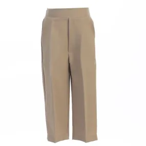 Big Boys Khaki Elastic Special Occasion Long Dress Pants 8-14