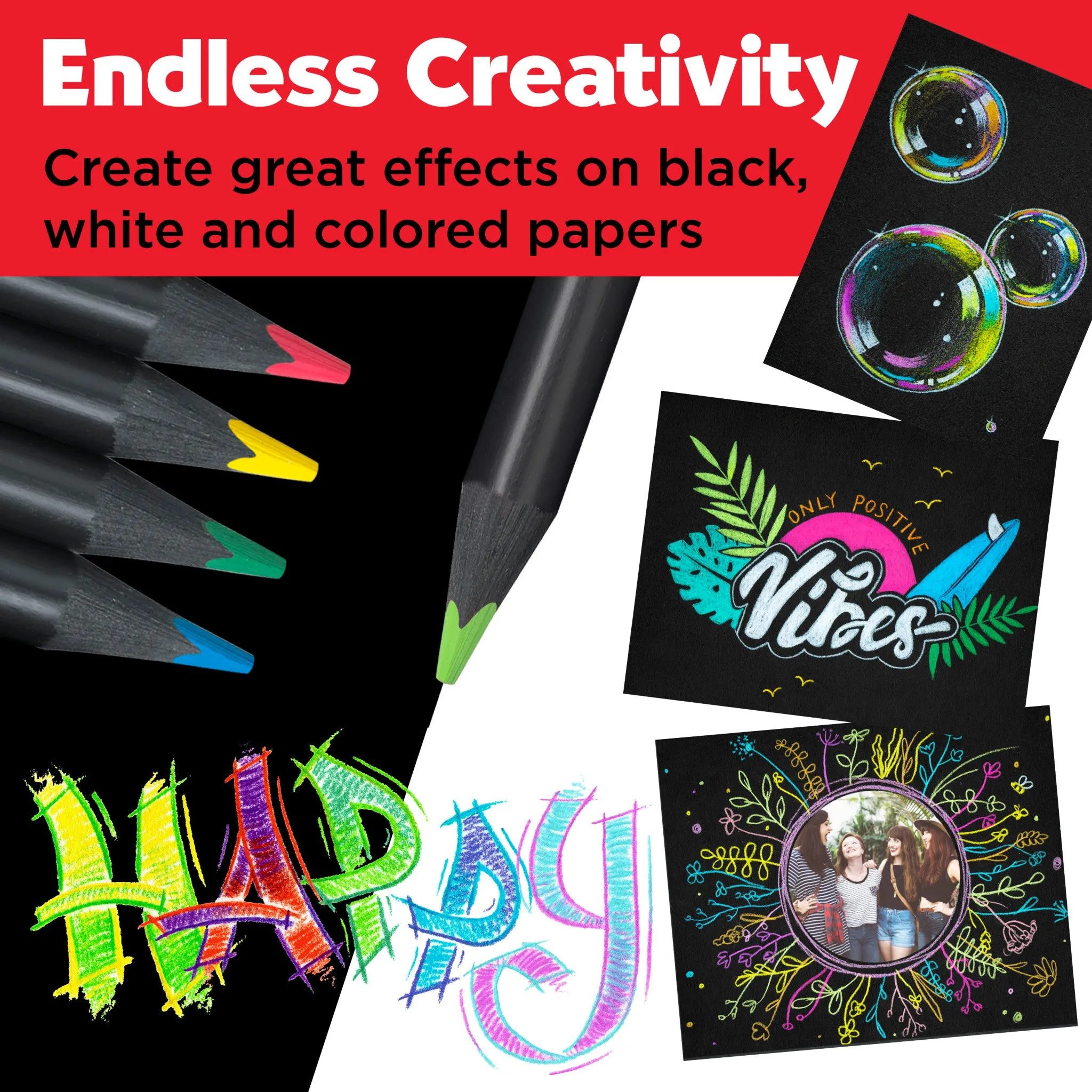 Black Edition Colored Pencils, Box of 36 - #116436