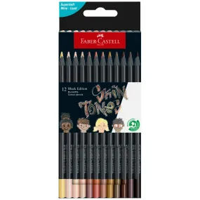 Black Edition Colored Pencils, Skin Tones - Box of 12 - #116414