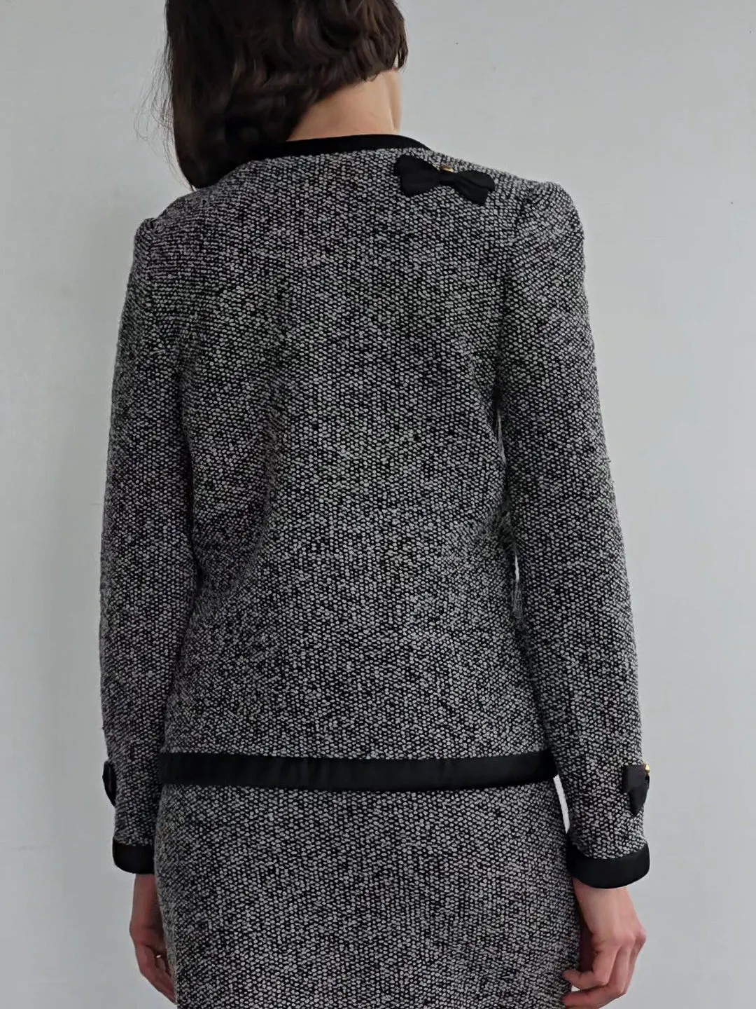 Bows   Tweed Woven Suit