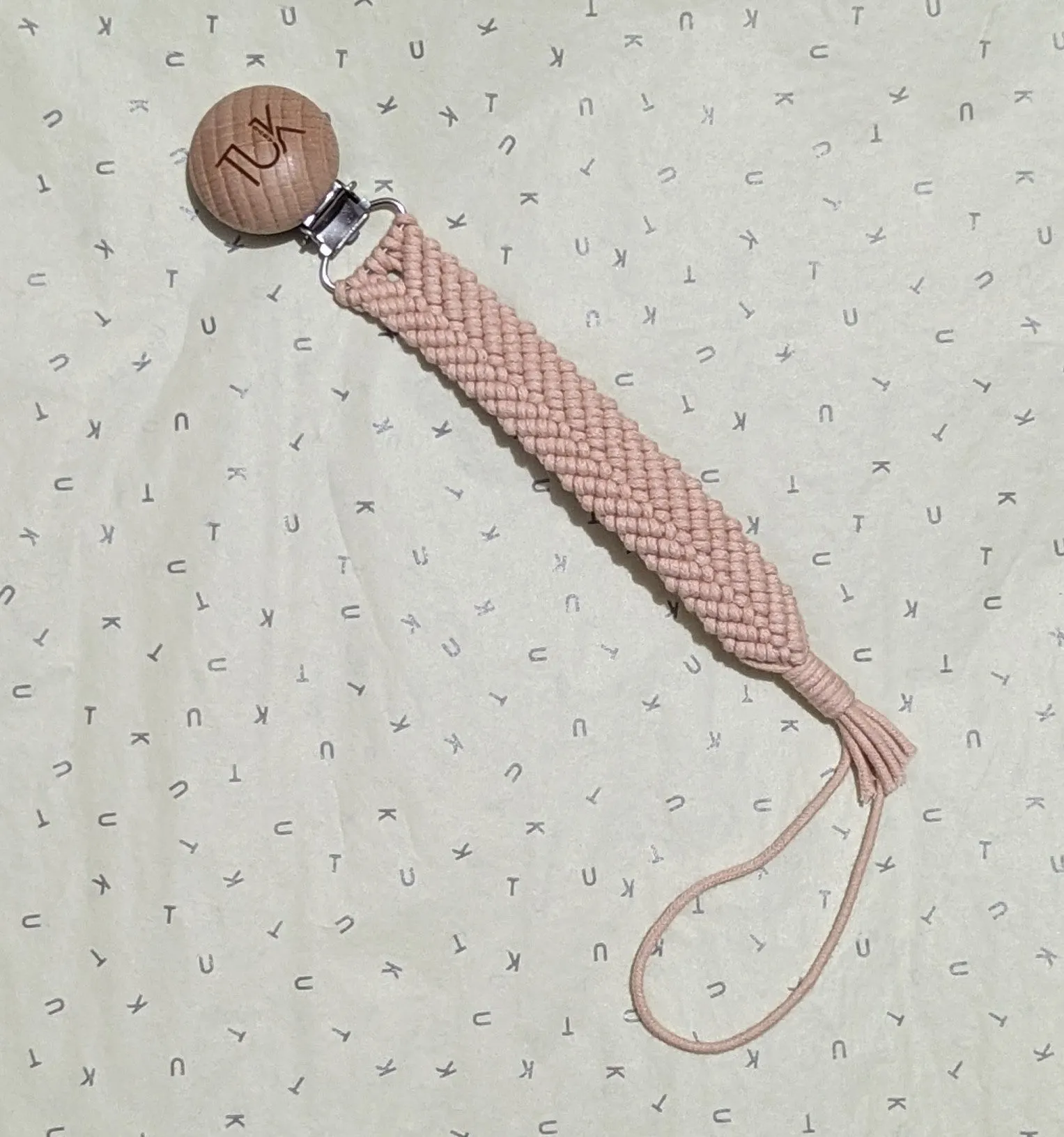 Braided Paci Clip