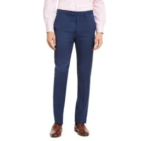 Calvin Klein Mens Slim fit Dress Pants 40 / 32 Blue Solid