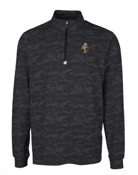 C&B TN Camo Print Quarter Zip Mens Pullover