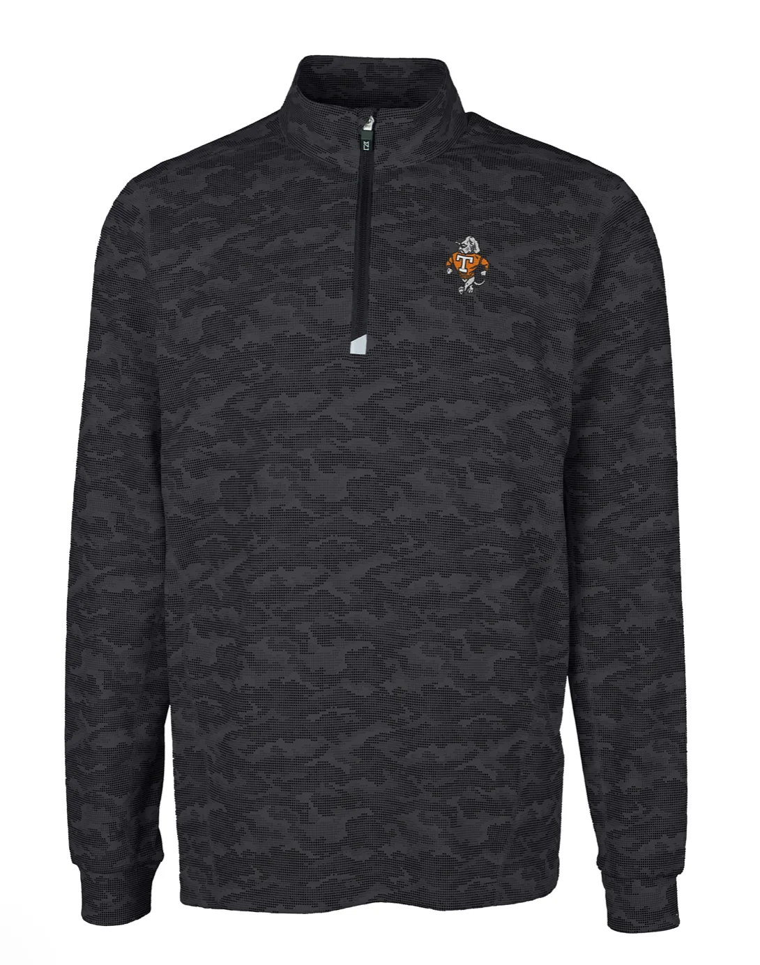 C&B TN Camo Print Quarter Zip Mens Pullover