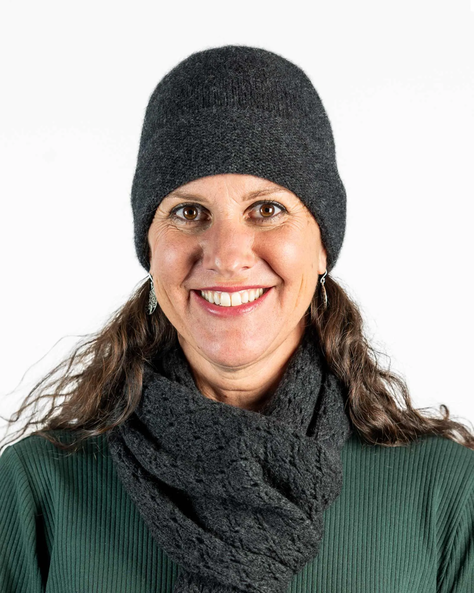 Charcoal Plain Beanie Hat - NX101