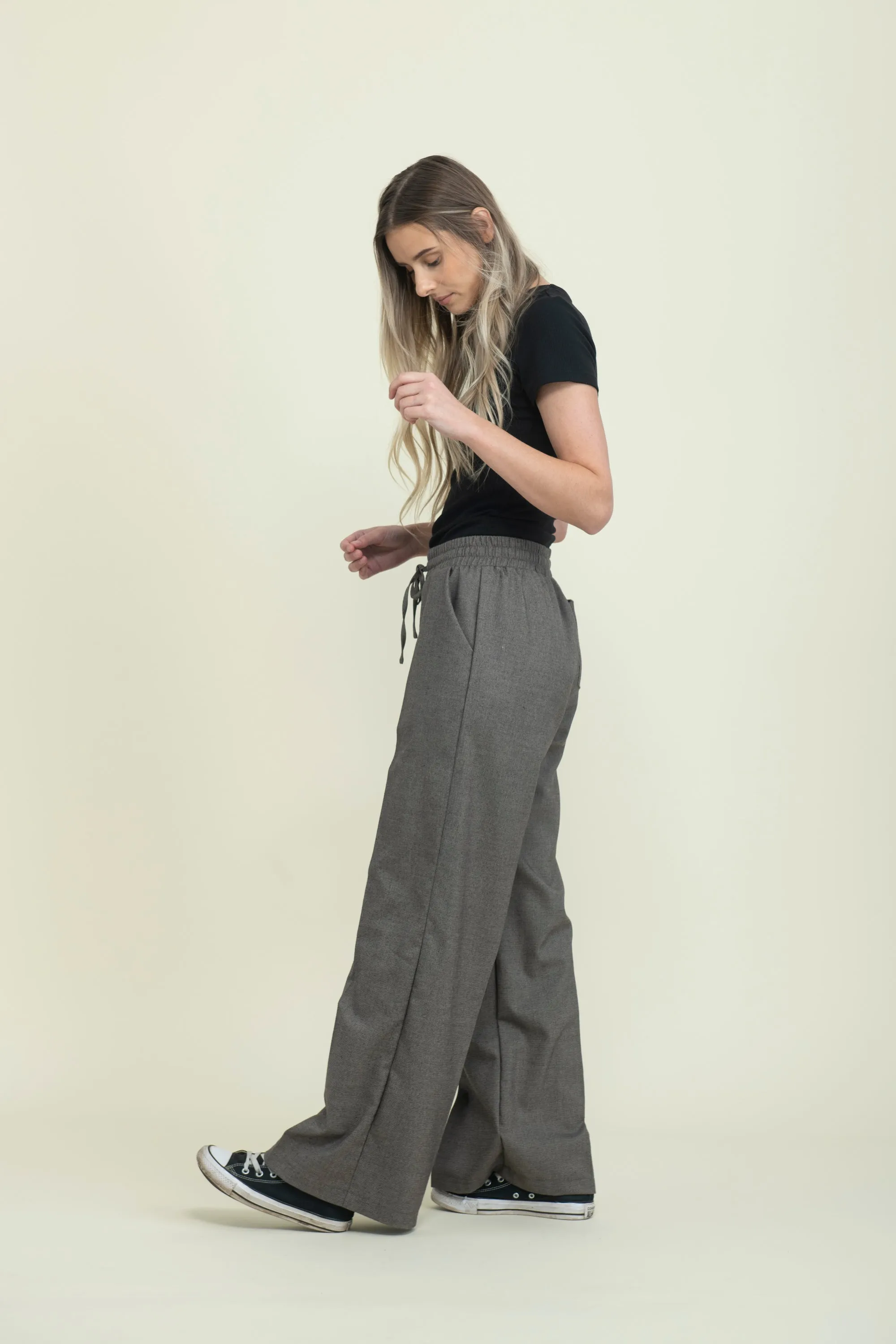 Chloe-Wide Leg Pull On Pant