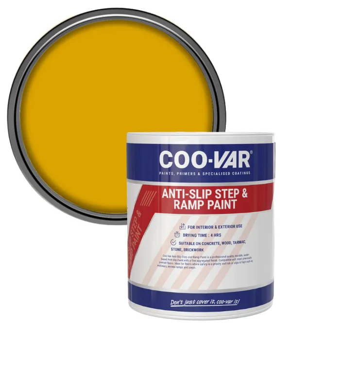 Coo-Var Anti Slip Step and Ramp Paint - 1 Litre
