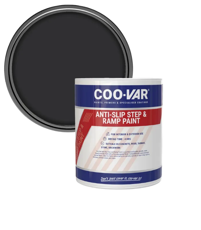 Coo-Var Anti Slip Step and Ramp Paint - 1 Litre