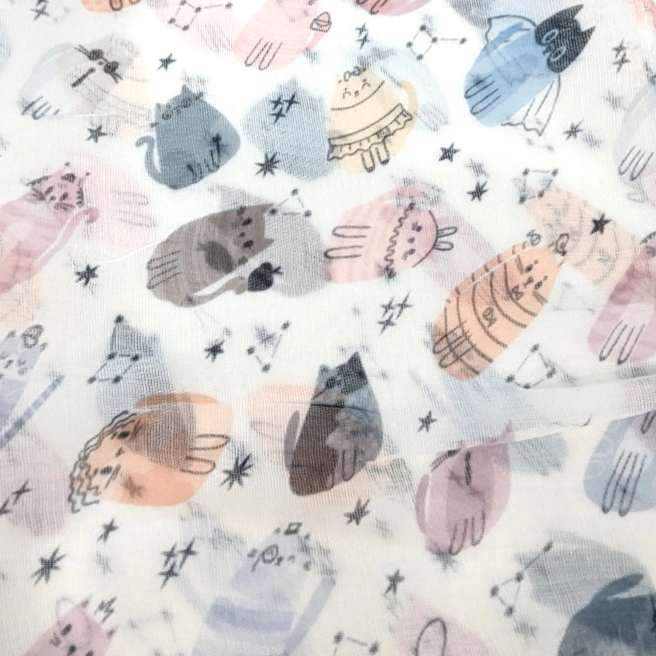 Creative Cat Scarf - (50x180cm)