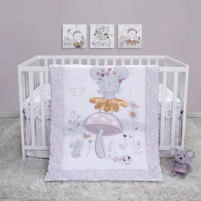 Dancing Mouse 4pcs crib set