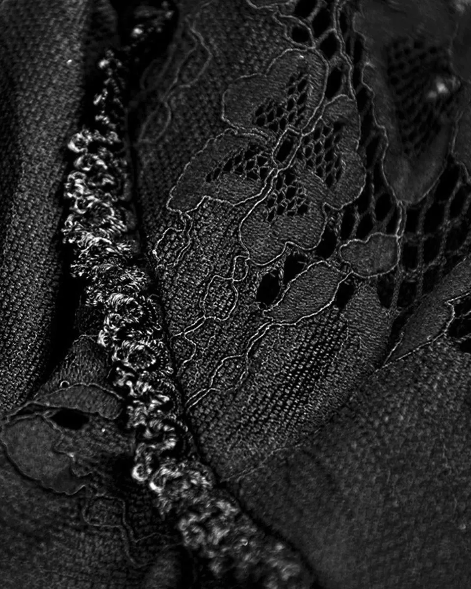Dark In Love Invocation Gothic Lace Mermaid Skirt