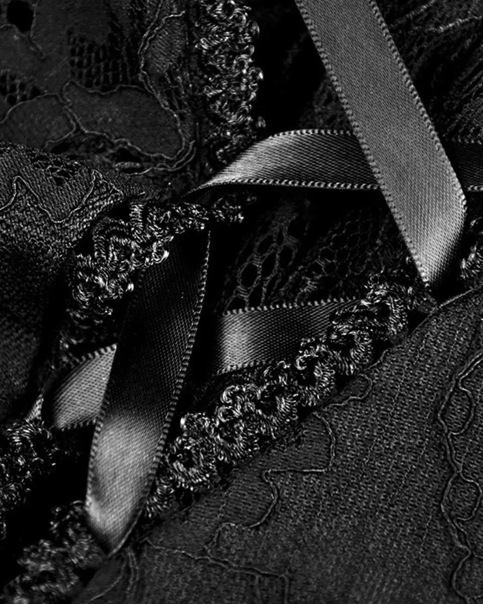 Dark In Love Invocation Gothic Lace Mermaid Skirt