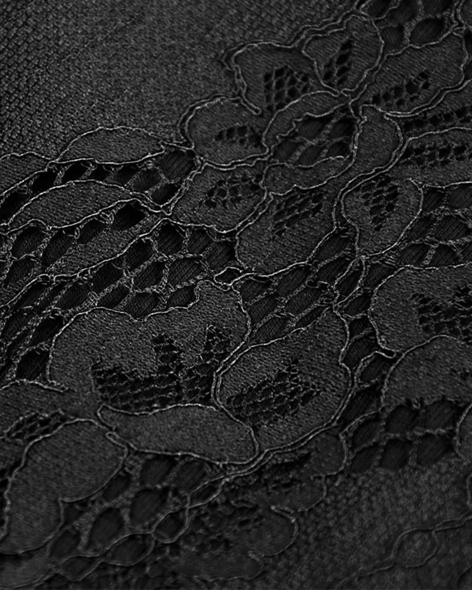 Dark In Love Invocation Gothic Lace Mermaid Skirt