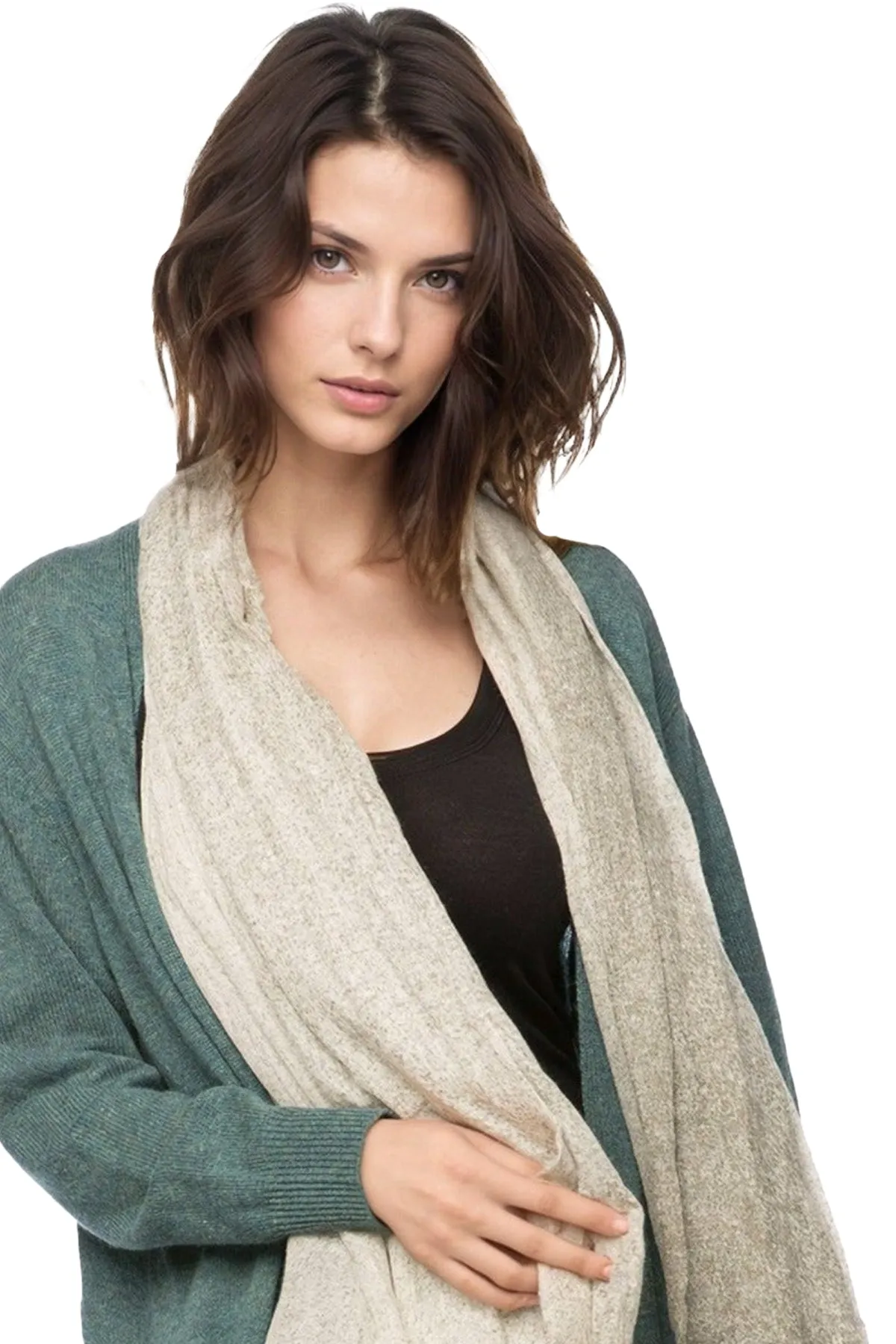 Dreamy Luxury Cashmere Spray Dot Scarf Wrap
