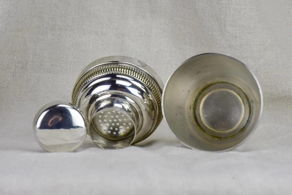 Early 20th Century silver-plate cocktail shaker