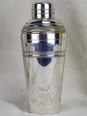 Early 20th Century silver-plate cocktail shaker
