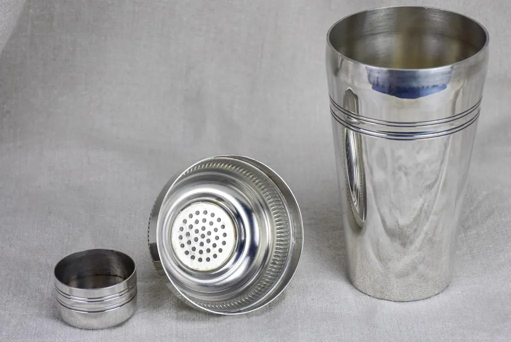 Early 20th Century silver-plate cocktail shaker