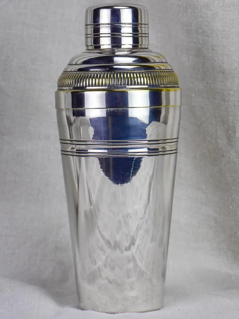 Early 20th Century silver-plate cocktail shaker