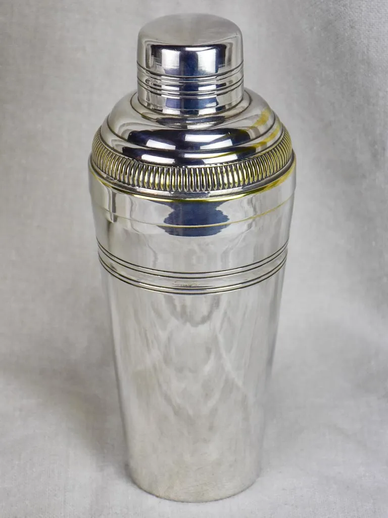 Early 20th Century silver-plate cocktail shaker