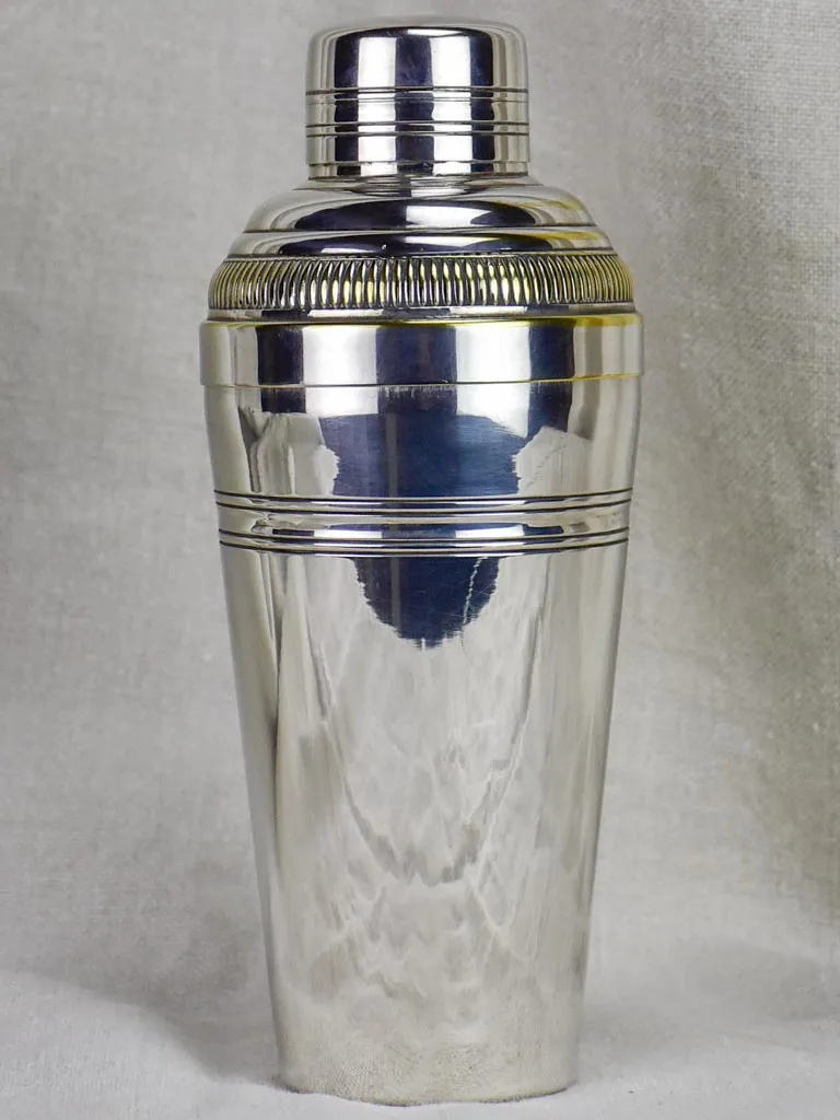 Early 20th Century silver-plate cocktail shaker