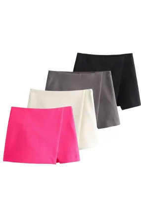 'Eliza' Casual Asymmetric Skirt Pants