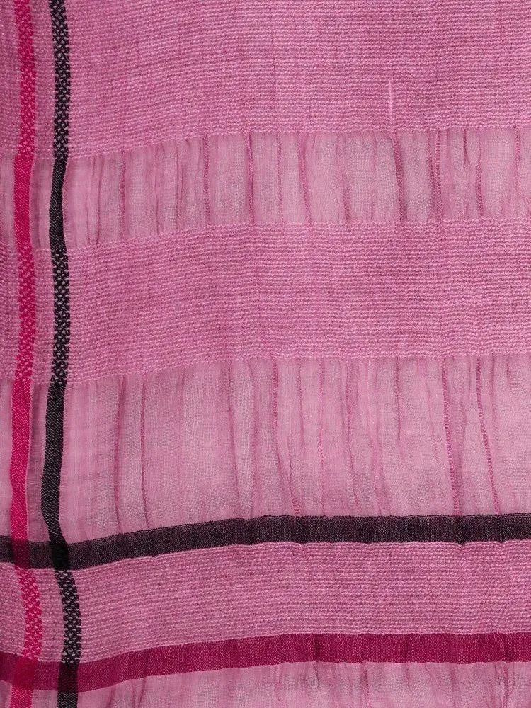 FabSeasons Casual Cotton-Rayon Maroon Scarf