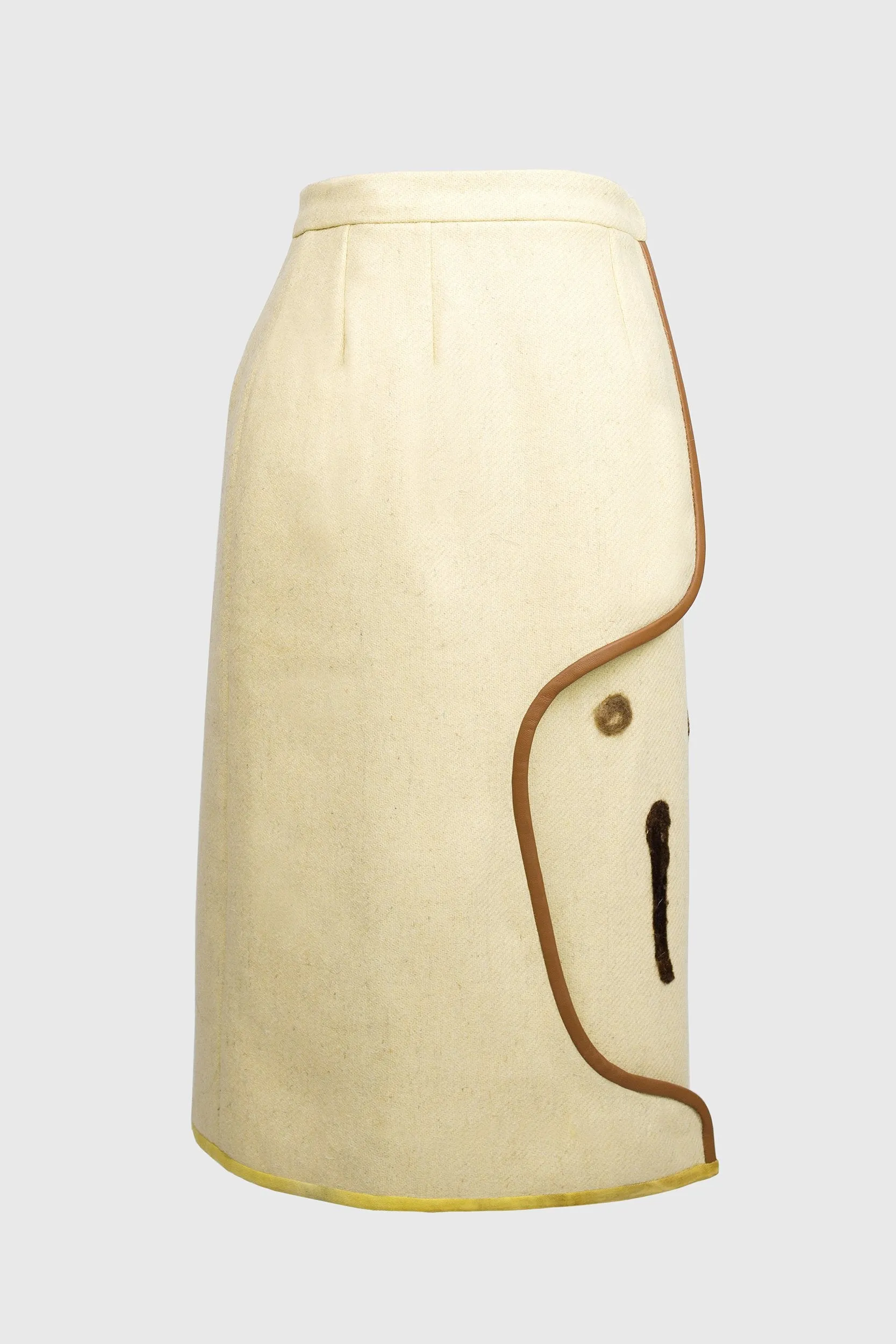 Face Skirt - Butter White