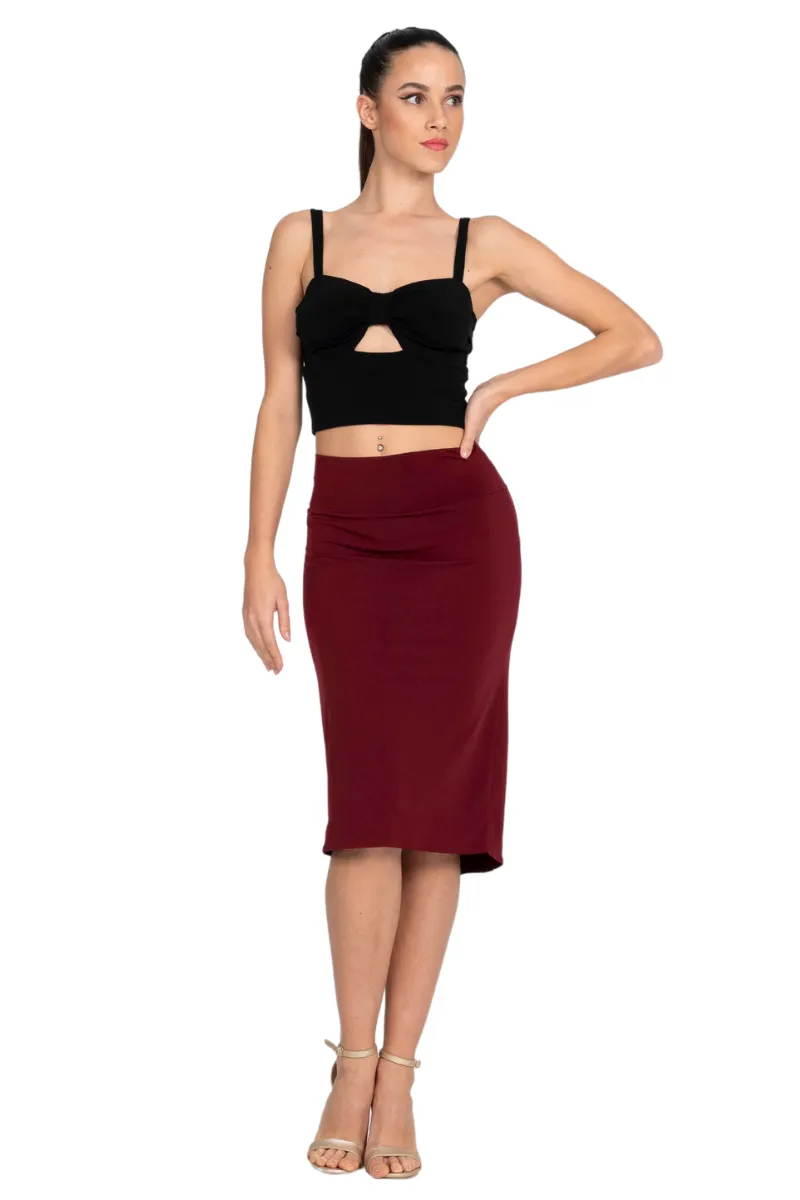Fishtail Tango Skirt With Back Slit