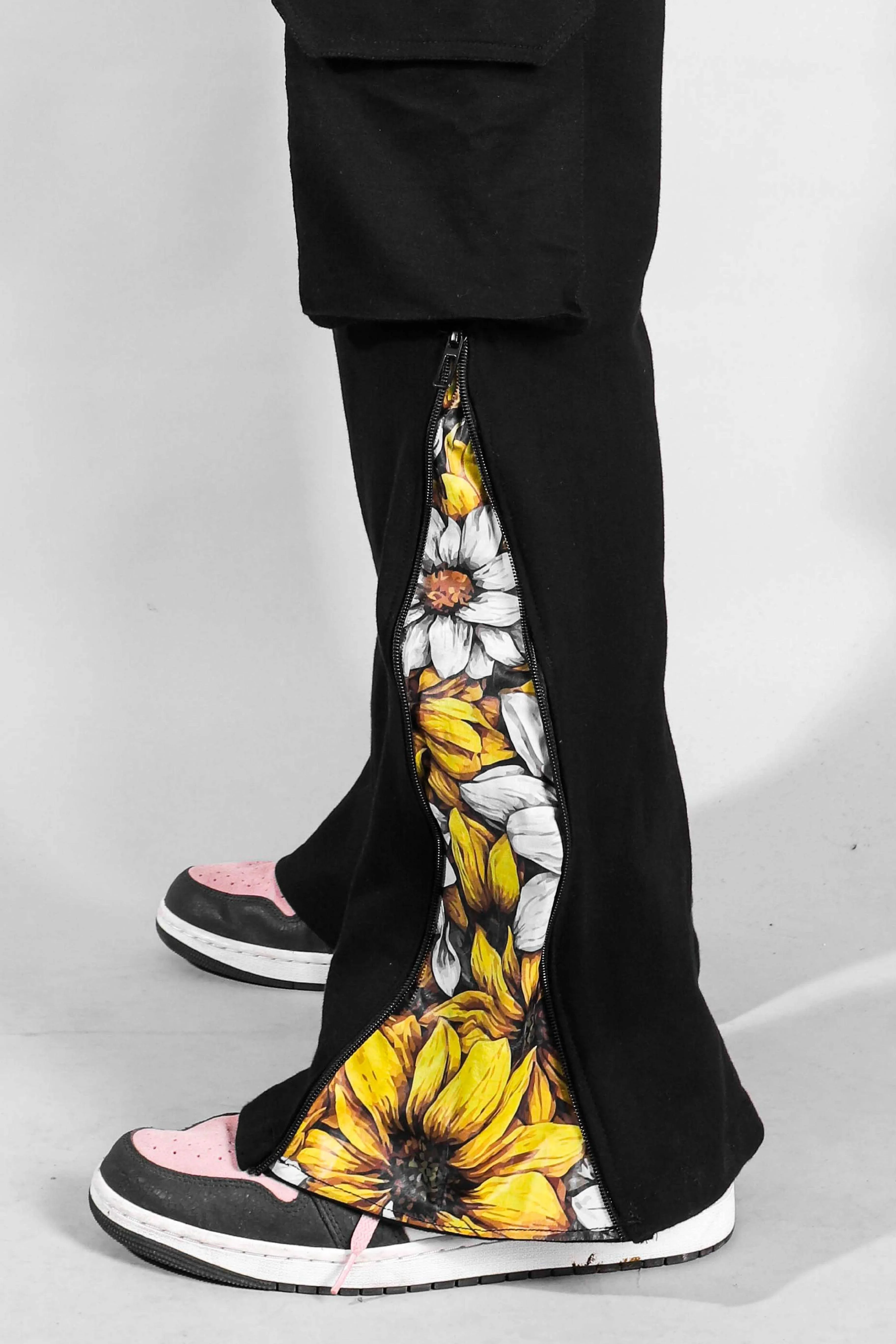 FLORAL TYPE TWO | CARGO PANTS