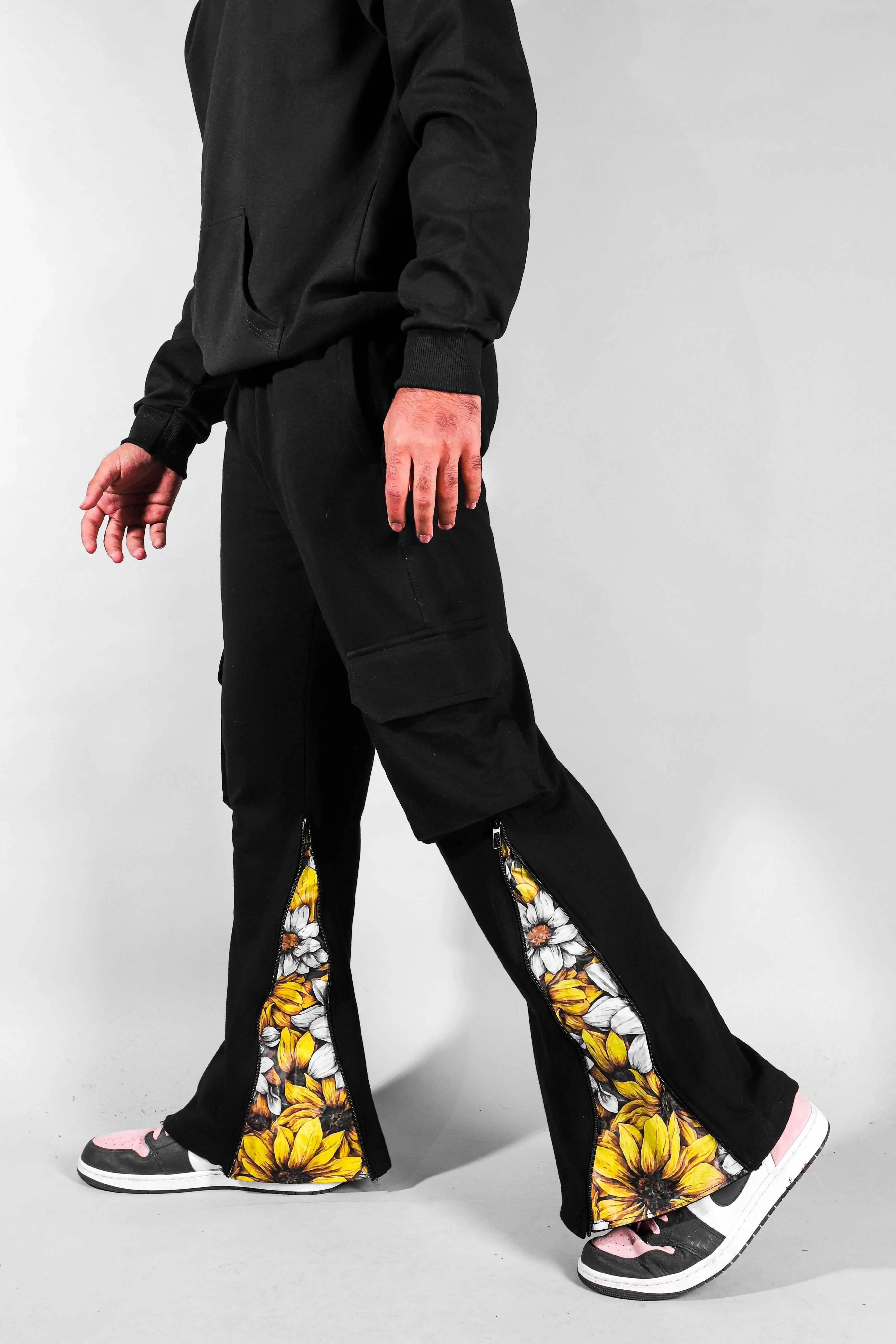 FLORAL TYPE TWO | CARGO PANTS