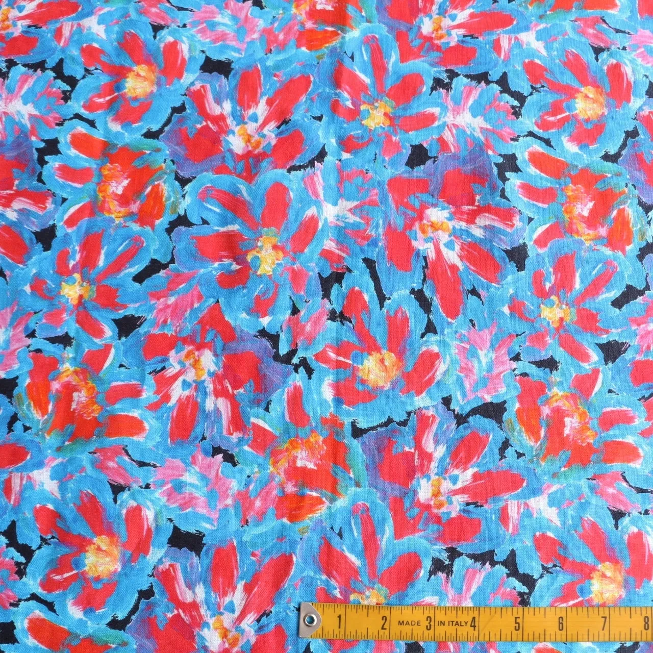 Fragrant Garden Washed Printed Linen