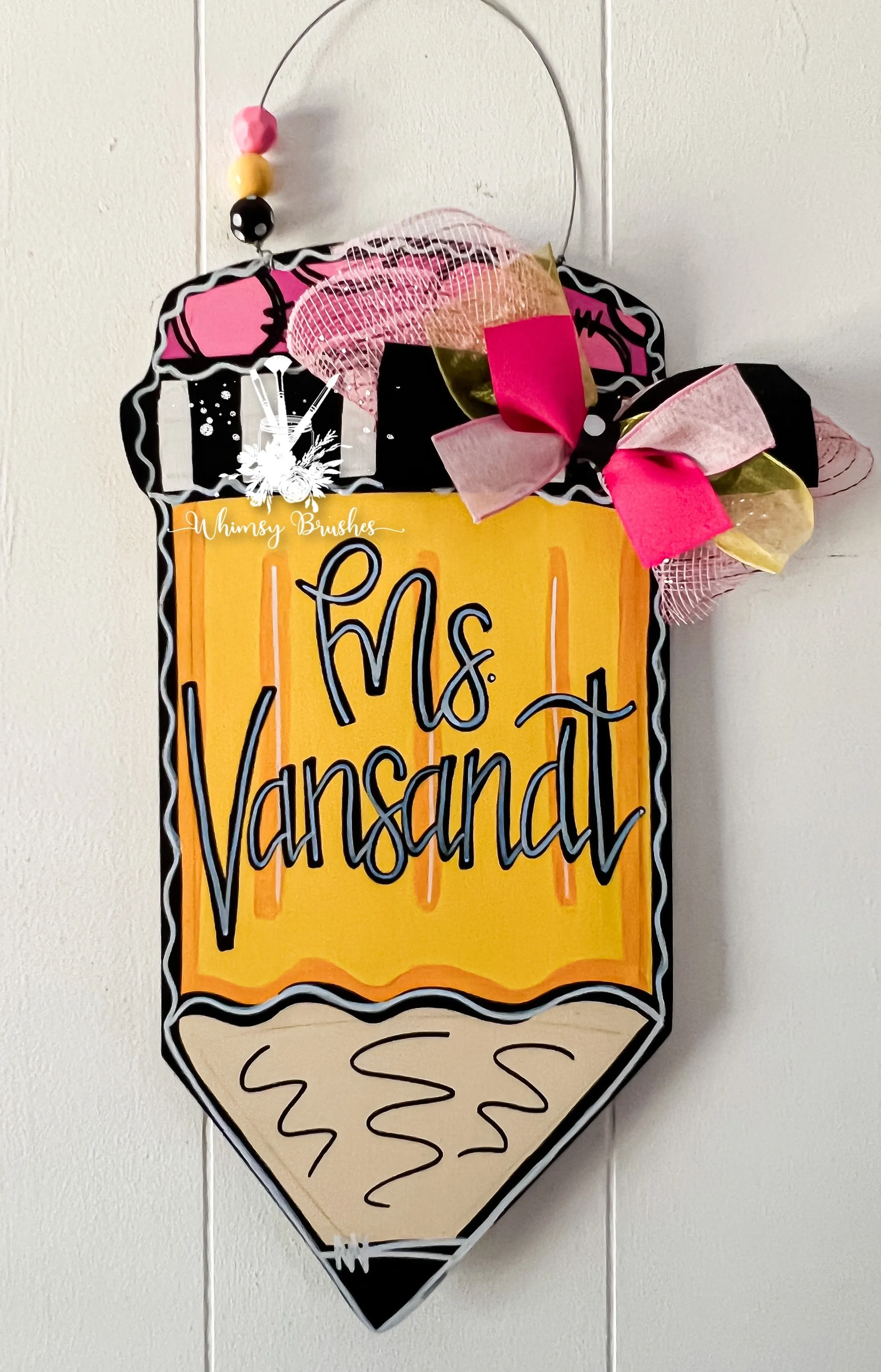 Funky Pencil Doorhanger