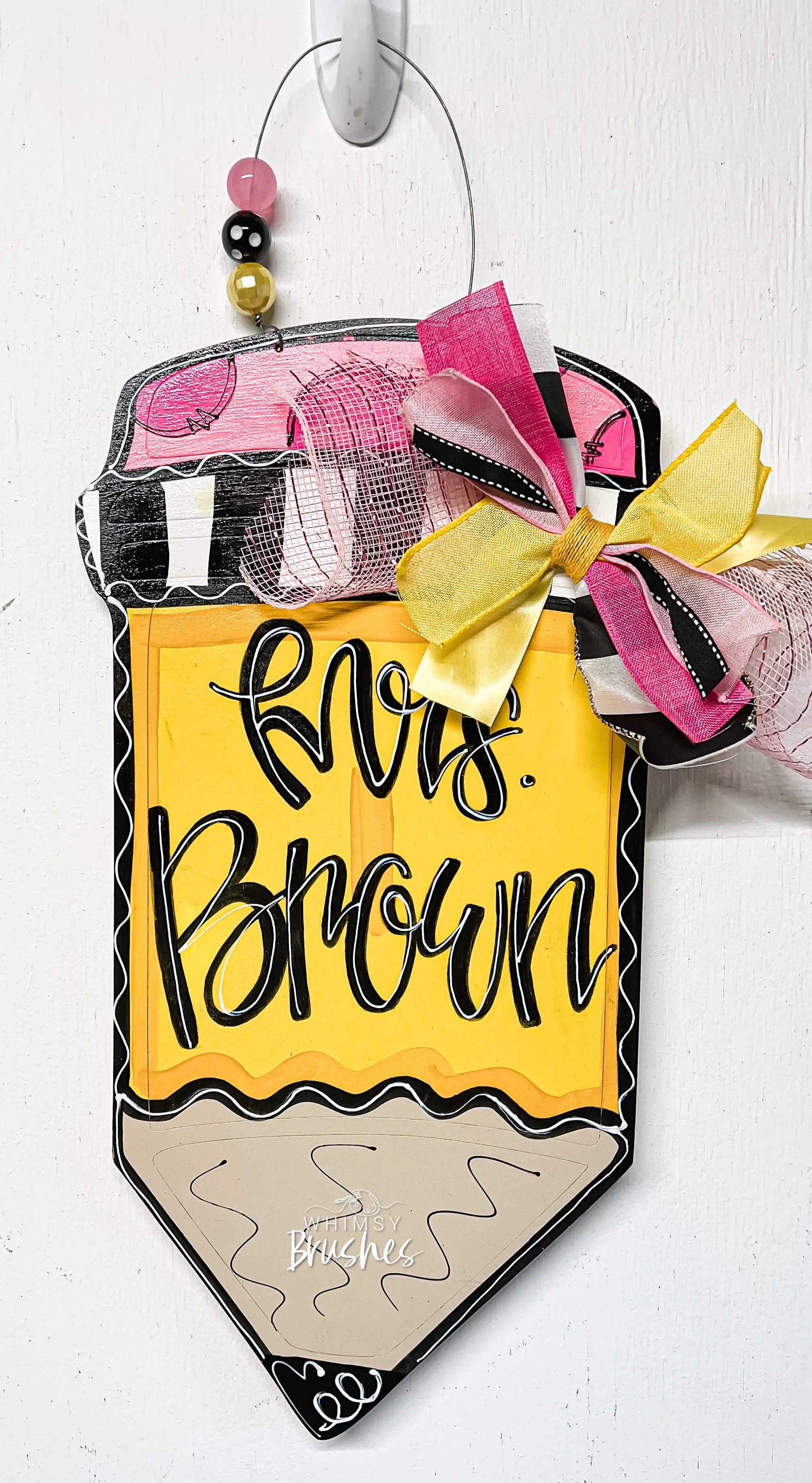 Funky Pencil Doorhanger