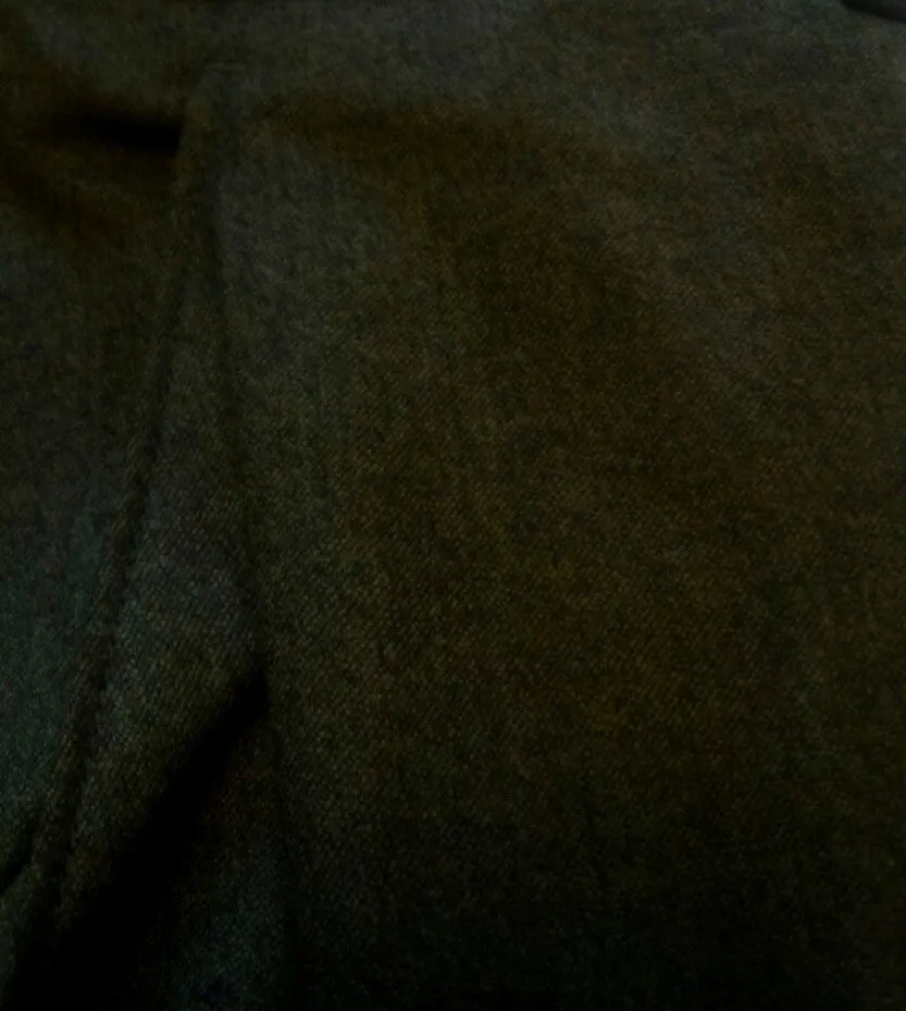 Gala Slacks of Canada- Olive Flannel Wool Dress Trousers- size 38x30