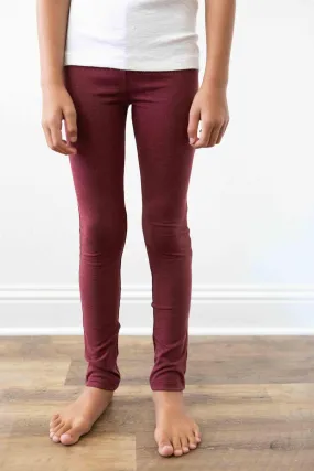 GIRLS HEATHER LEGGINGS